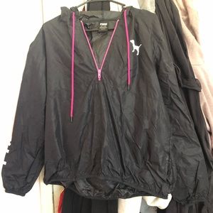 Pink windbreaker